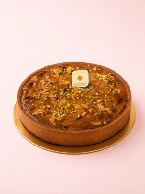 Tarte à l'abricot/pistache