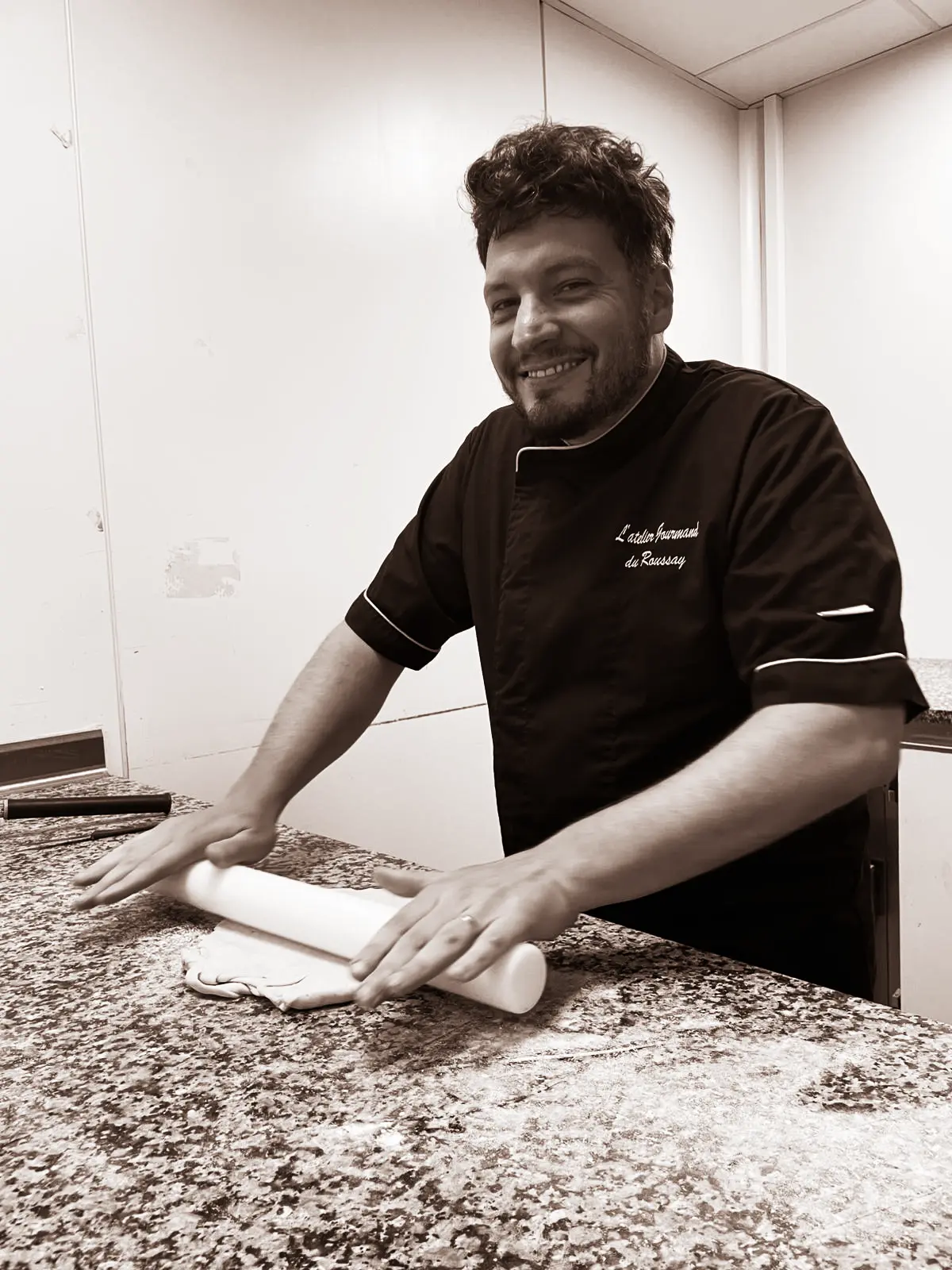 Florent, artisan boulanger-pâtissier à L'Atelier Gourmand du Roussay